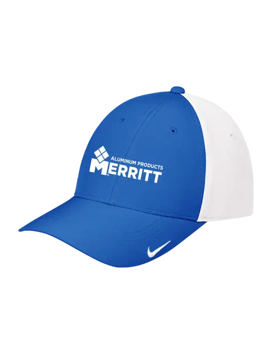 Nike Royal/White Dri-FIT Legacy Cap w/Merritt Products Logo
