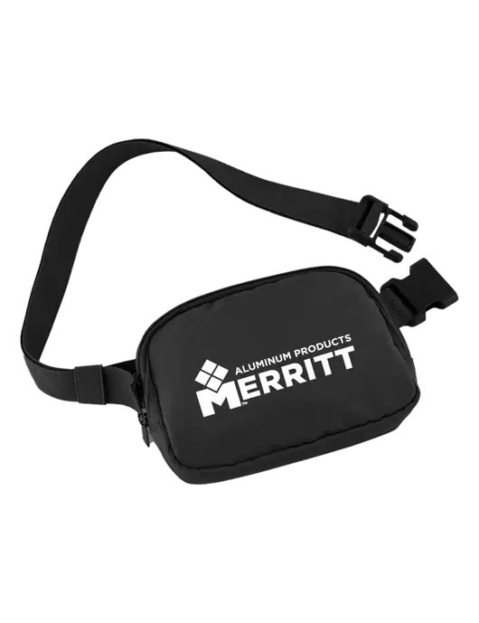 AeroLOFT Anywhere Black Belt Bag w/Merritt Products Logo
