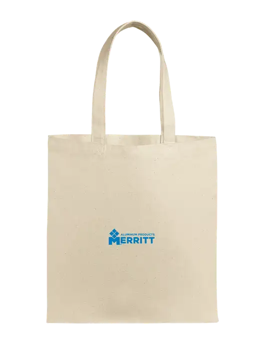 Eco Blend Natural Canvas Tote w/Merritt Products Logo