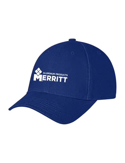 Royal Structured Soft Snap Closure Hook & Loop Cap w/Merritt Products Logo