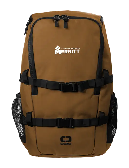 OGIO Duck Brown Street Pack w/Merritt Products Logo