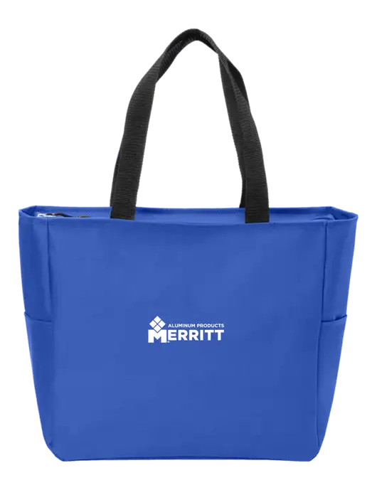 Everyday True Royal Zip Tote  w/Merritt Products Logo
