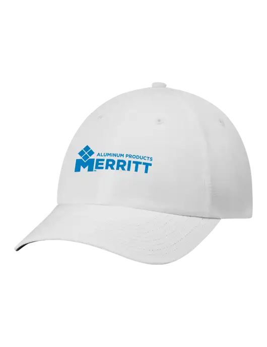 Richardson Relaxed Performance Lite White Cap w/Merritt Products Logo