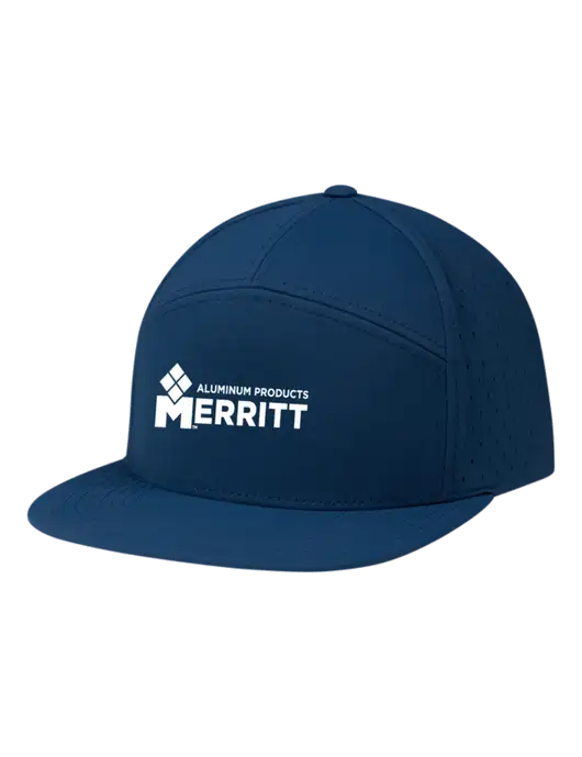 Richardson Light Navy Cannon Cap w/Merritt Products Logo