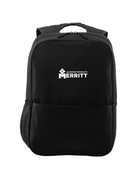 Access Square Laptop Black Backpack w/Merritt Products Logo