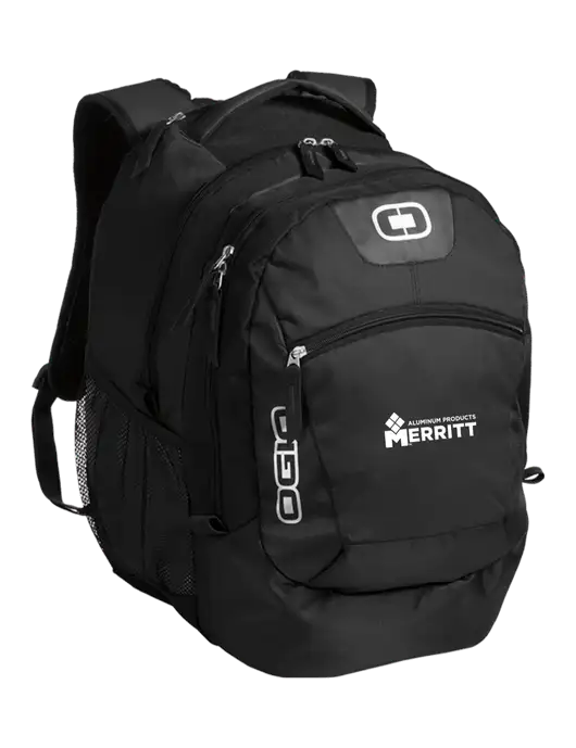 OGIO Black Rogue Pack
 w/Merritt Products Logo
