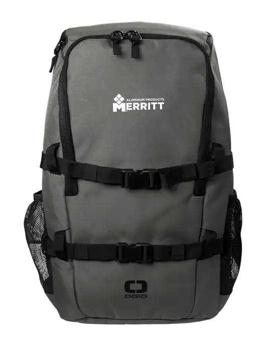 OGIO Medium Grey Street Pack w/Merritt Products Logo