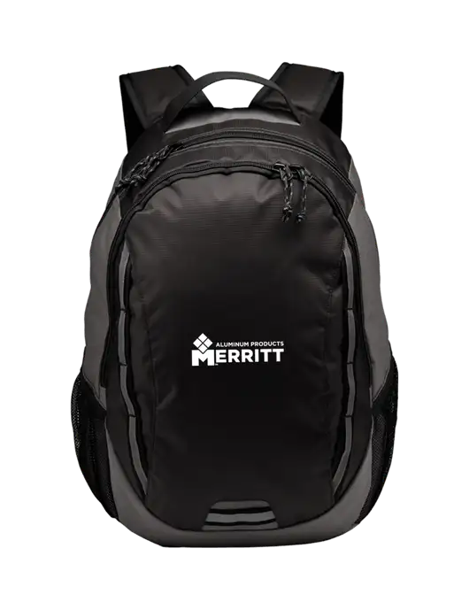 Ridge Charcoal/Dark Charcoal Laptop Backpack w/Merritt Products Logo