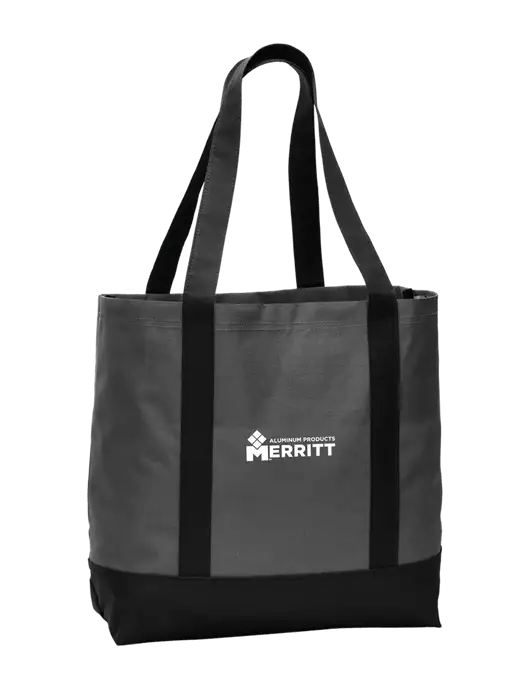 Carryall Charcoal/Black Day Tote Dark w/Merritt Products Logo