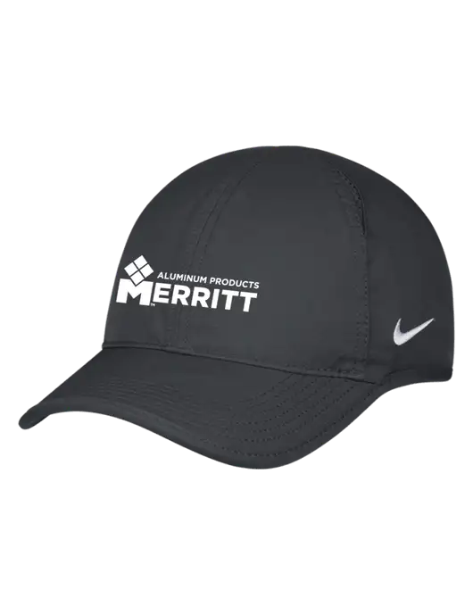 Nike Charcoal Featherlight Cap w/Merritt Products Logo